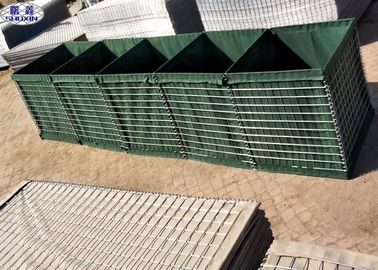Las barreras militares galvanizadas utilizaron componentes protectores de la tela del geotextil de las paredes