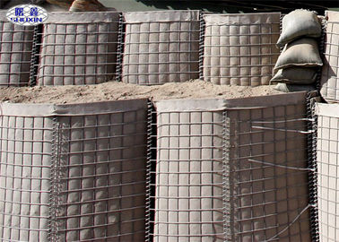 Protección fuerte galvanizada sumergida caliente del alambre del hierro de las barreras de la inundación de la protección del ejército