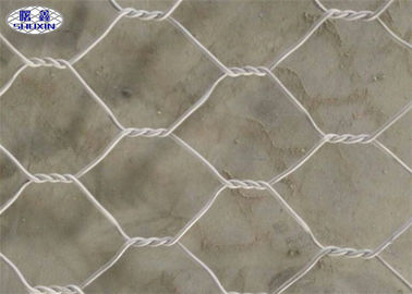 Cuadro de malla hexagonal de gavión con muestras gratuitas de alambre tejido para protección de presas