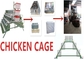 Alambre de acero de la jaula de colocación de huevo de gallinas de la alimentación de la granja avícola Q235 Mesh Material