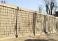 Barrera defensiva de Hesco del ejército, pared de la caja de Gabion de la malla 4,0 milímetros de alambre de la primavera