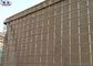 Barrera militar de la pared HESCO de la arena, muro de contención defensivo para Naciones Unidas