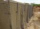 Muro militar galvanizado sumergido caliente del defensiver de HESCO 5,0 milímetros de alambre de la malla