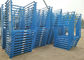 Estantes apilables galvanizados del almacenamiento de la plataforma del hierro para el estándar de ISO industrial