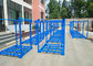 Estantes apilables galvanizados del almacenamiento de la plataforma del hierro para el estándar de ISO industrial