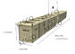 Sistema de barreras defensivo militar galvanizado pesado de la milipulgada 9 Hesco