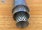 Tubo filtrante perforado soldado con autógena, tubo perforado liso del metal de la superficie plana