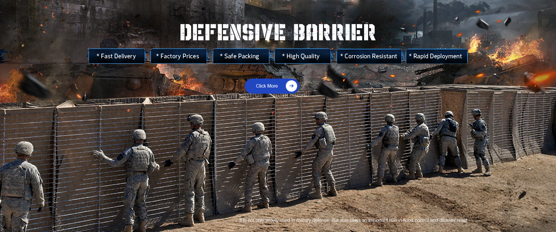 Calidad Barrera defensiva Fábrica