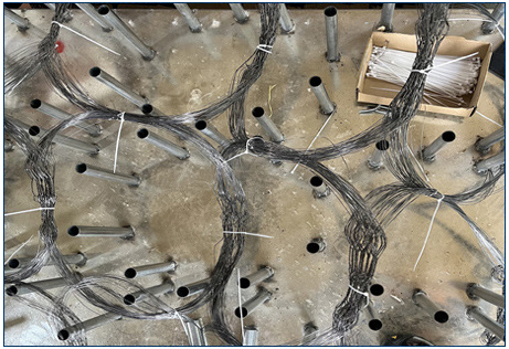 Malla de defensa para tanques MZP de baja visibilidad con alambre de 0,5-0,9 mm 5