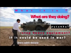 Cercas barreras de seguridad barreras de tanques barreras de alambre de malla putanka alambre tejido en r