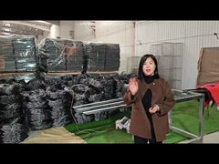 La malla de barrera del tanque se muestra antes y después del embalaje