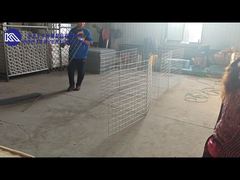 Barreras defensivas de alta resistencia / Barreras defensivas tipo saco / Gabiones Bastiones / Bastión de barrera de malla soldada