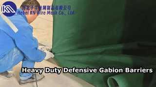 Barrera defensiva galvanizada pesada del sistema de barreras de Gabion de la soldadura de la malla de alambre
