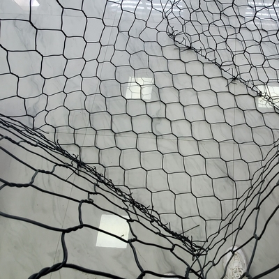 Caja hexagonal del PVC 2.7m m Gabion Mesh For Stone Filled Gabion