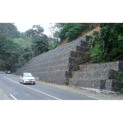 El PVC hexagonal de Mesh Gabion Box del alambre de hierro galvanizado del agujero cubrió