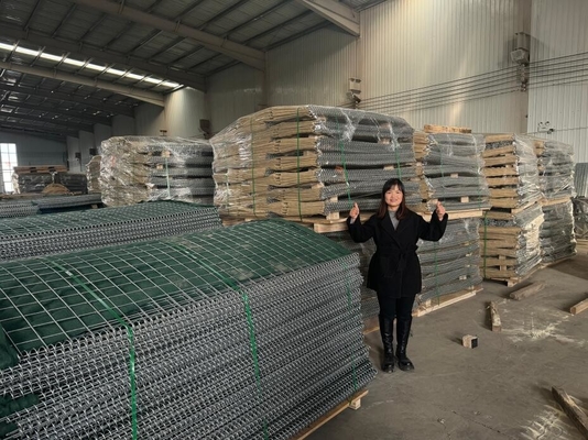 3x3 pulgadas Hesco Soldado Cuadrado Barrera Militar Color Verde Geotextil