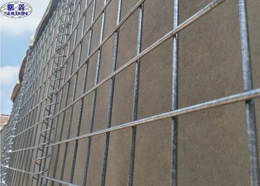 barrera defensiva de la caja de Gabion de los militares de 5m m para el material del alambre de acero del ejercicio militar