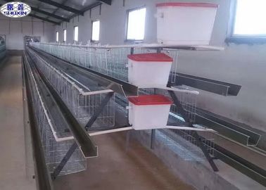 Jaula galvanizada del huevo del pollo de la malla de alambre para la certificación de la granja de pollo PVOC
