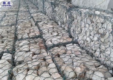 Ácido que resiste las cestas galvanizadas de Gabion para la protección de suelo del agua