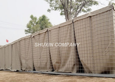 3&quot; X 3&quot; perforación rectangular forma el bastión militar de Hesco de las barreras para la seguridad estándar del sitio