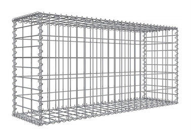 caja galvanizada los 2x1x1m de Gabion de la malla soldada con autógena del 1x1x0.5m, muro de contención de la jaula de la piedra de Gabion