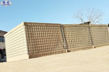 Pared rellenada con arena montada de las barreras de la milipulgada 3 defensivos de las barreras de Hesco de la seguridad