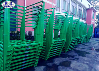 Acero verde que apila los estantes, placa de Warehouse que apila los estantes del almacenamiento para el tabaco