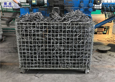 Jaulas de la plataforma de la malla de alambre del almacenamiento del taller, jaula industrial soldada con autógena galvanizada del almacenamiento