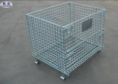 Metal el volumen de ventas/el almacenamiento/el reciclaje de las jaulas de la plataforma del alambre de acero para las mercancías