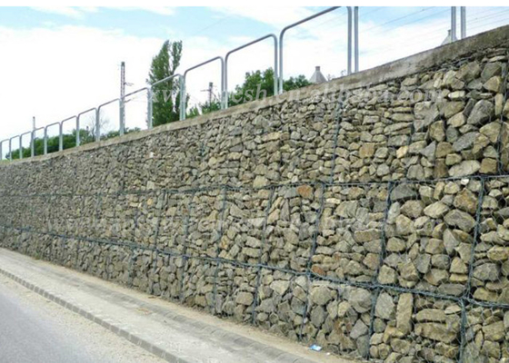 Certificación de acero altamente resistente a la corrosión de la caja ISO9001 de Gabion