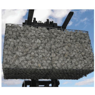 Protección llenada piedra tejida moho anti de la roca de las cestas el 1mx1mx1m de Gabion