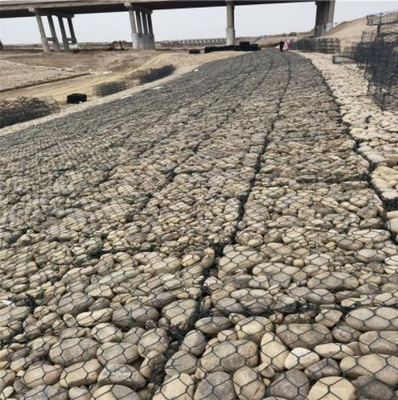 La prueba del moho galvanizó la cesta hexagonal Galfan de Gabion para la protección del malecón