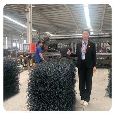 Caliente sumergido galvanizó la jaula material de la piedra de Gabion fácil instala