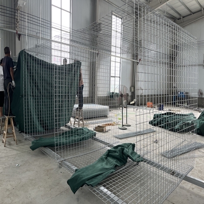 Galvanizado en caliente de alta resistencia a la tracción Galfan Pared de explosión de barrera defensiva