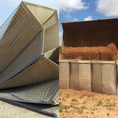 Galvanizado en caliente de alta resistencia a la tracción Galfan Pared de explosión de barrera defensiva