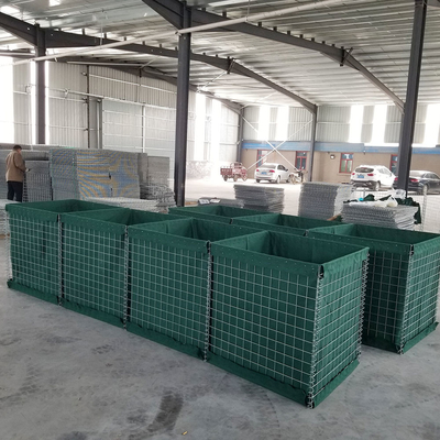 Peso pesado Dubai 5 mm soldadura galvanizada Barrera defensiva Bunker defensivo