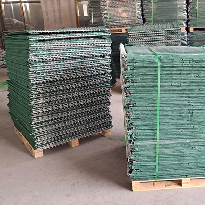 Anti-herrumbre barrera defensiva soldadura galvanizado de acero plegable malla de alambre