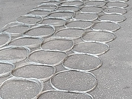 Cercas de defensa encubiertas Pistas de tanques Red de seguridad de heridas Red fronteriza Putanka Rusia