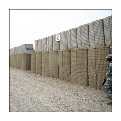 Instalación rápida y fácil de barrera defensiva para control de inundaciones y fortificaciones