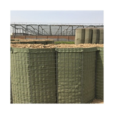 Instalación rápida y fácil de barrera defensiva para control de inundaciones y fortificaciones