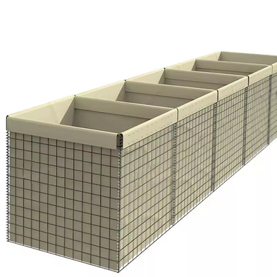 20 Celdas Pared protectora Hesco Cables del ejército Tensile 500-800mpa