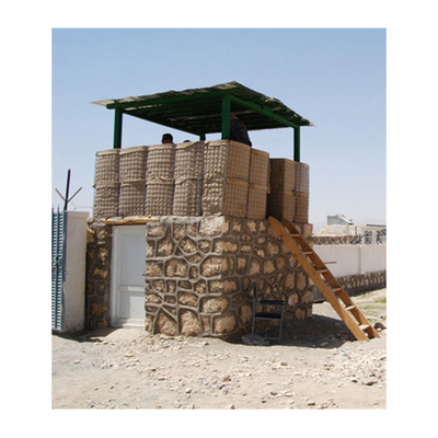 Barreras defensivas de malla de alambre de acero plegable galvanizado