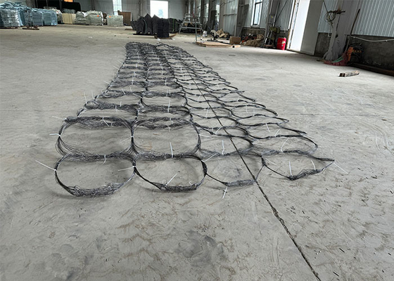 Barrera de baja visibilidad contra tanques Cercas de alambre de acero para protección