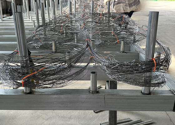 Cables Obstáculo Enredamiento Trampa Antitanque Barrera de tanque Pistas de la herida Red