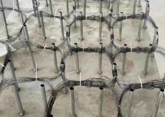 Camuflaje de la barrera del tanque de malla de alambre de seguridad trampa de acero antitanque