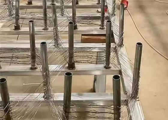 Anti-tanques reduce la movilidad de las redes de alambre de hierro galvanizado trampa