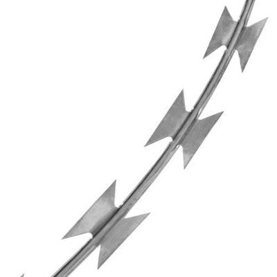 500 m de alambre de púas galvanizado antiescalada para aves