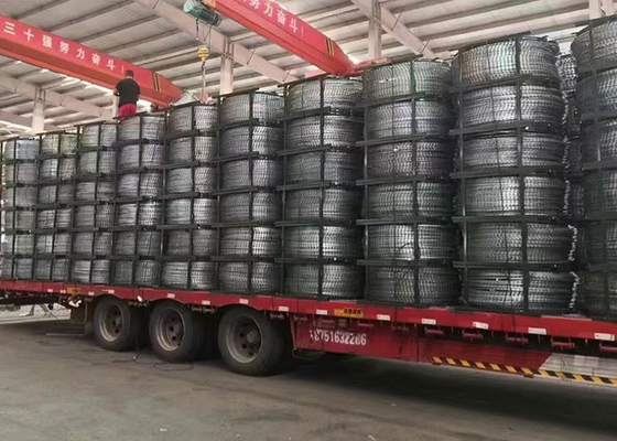 Cable de púas de plástico revestido con navaja para cercas de seguridad