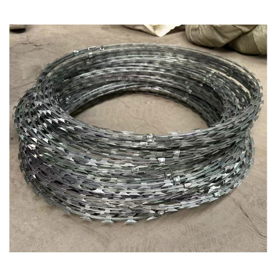 Cables de alambre de púas Bto-22 Concertina con doble hebra de alambre de púas galvanizado