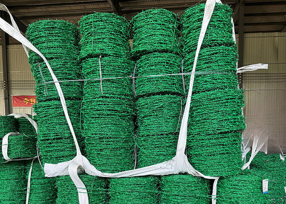 Rollo de alambre de púas de seguridad de doble o simple hebra